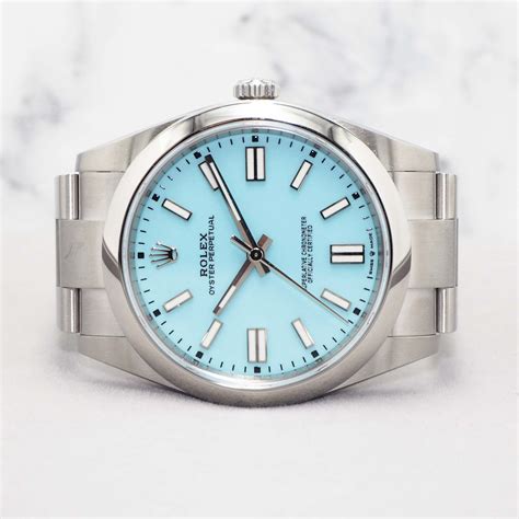 new rolex op41|Rolex 41mm tiffany blue.